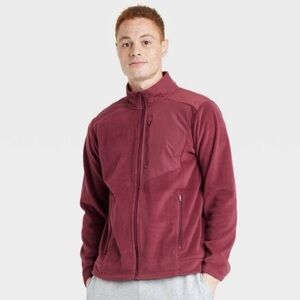 Mens Fleece Jacket Full Zip Polartech - All in Motion